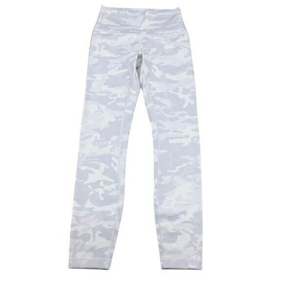 LULULEMON Wunder Under High-Rise Tight 25" Size 4 Incognito Camo Jacquard Alpine - Picture 2 of 6